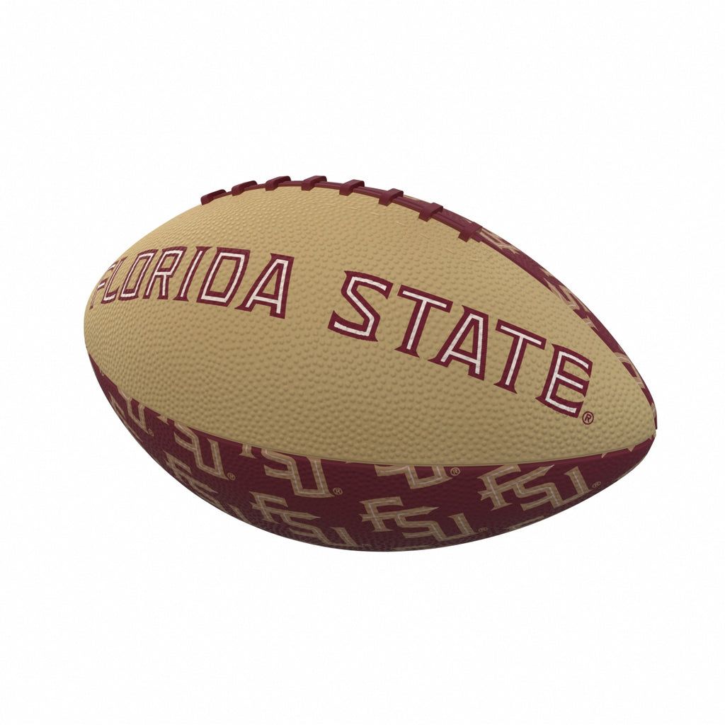 Logo Brands 136-93MR-3 Florida State Repeating Mini-Size Rubber Football