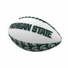 Logo Brands 172-93MR-3 Michigan State Repeating Mini-Size Rubber Football