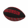 Logo Brands 244-93MR-3 Wisconsin Repeating Mini-Size Rubber Football