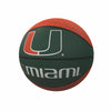 Logo Brands 169-91MR-1 Miami Repeating Logo Mini-Size Rubber Basketball