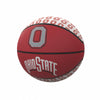 Logo Brands 191-91MR-1 Ohio State Repeating Logo Mini-Size Rubber Basketball