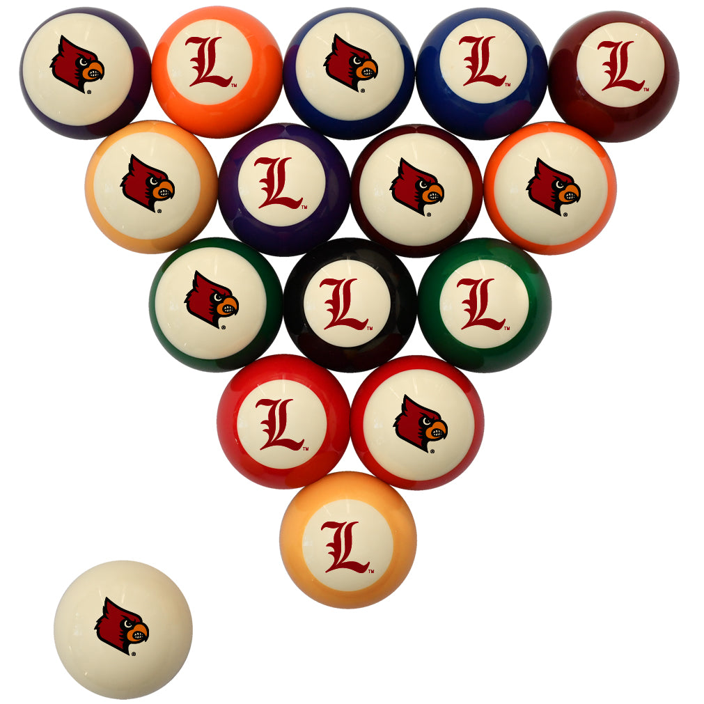 LOUISVILLE STANDARD COLOR NUMBERED BILLIARD BALL SET STANDARD COLOR BILLIARD BALL SET - LOUBBSSTD