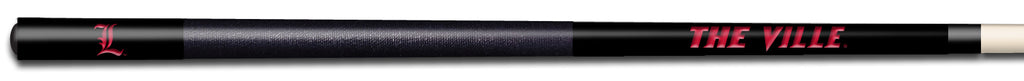 LOUISVILLE COLOR ENGRAVED BILLIARD CUE RED / BLACK - LOUBCE914