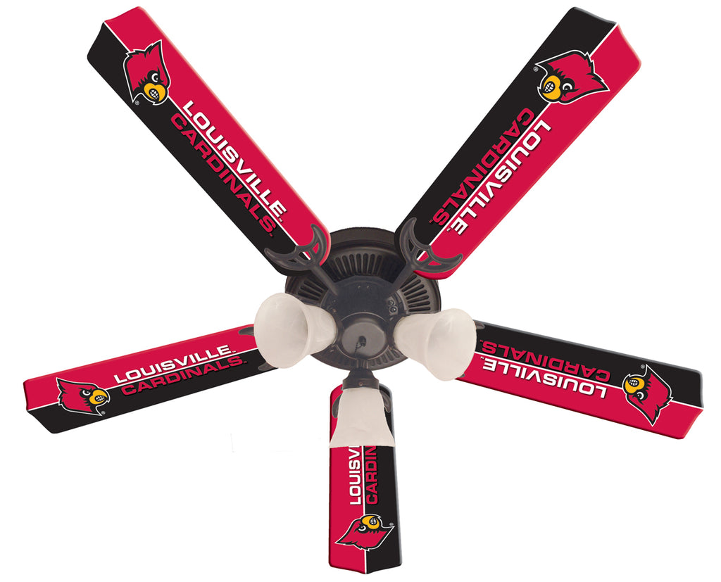 LOUISVILLE CEILING FAN - 52'' RED/BLACK - LOUFAN100-52