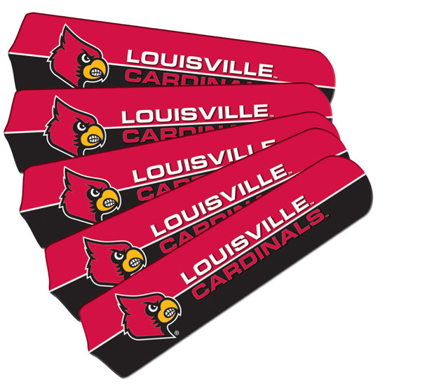 LOUISVILLE FAN BLADE SET - 52'' RED/BLACK - LOUFBL100-52