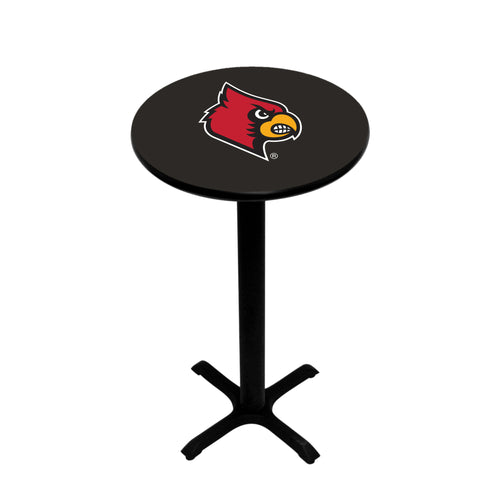LOUISVILLE PEDESTAL PUB TABLE BLACK - LOUPTB604