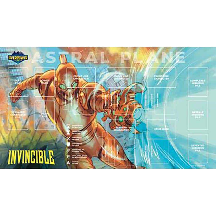 Lazarus Rising Games -  Overpower Tcg: Skybound: Premium Learn-To-Play Playmat: Invincible: Robot Pre-Order