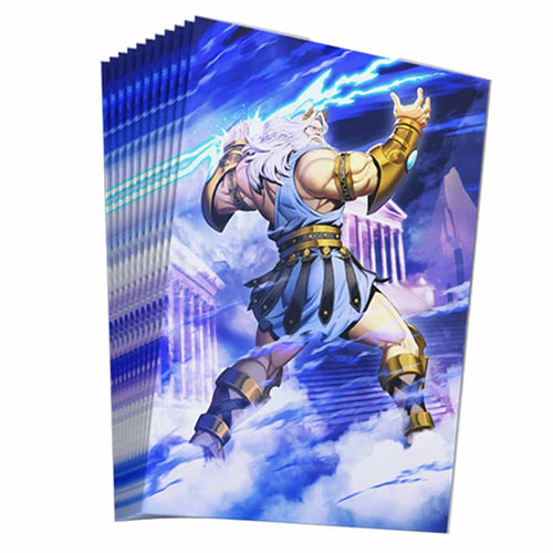Lazarus Rising Games -  Overpower Tcg: Edgar Rice Burroughs And The World Legends: Titan Shield Sleeves: Zeus (100Ct)