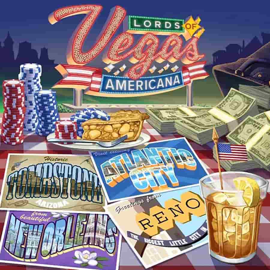 Lone Shark Games -  Lone Shark Games - Lords Of Vegas: Americana Expansion Pre-Order