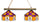 LSU 2-LIGHT EXECUTIVE GAME TABLE LIGHT - LSU-280EXGLN