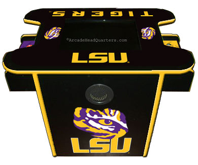 LOUISIANA STATE UNIV ARCADE CONSOLE TABLE GAME BLACK - LSUAGC100