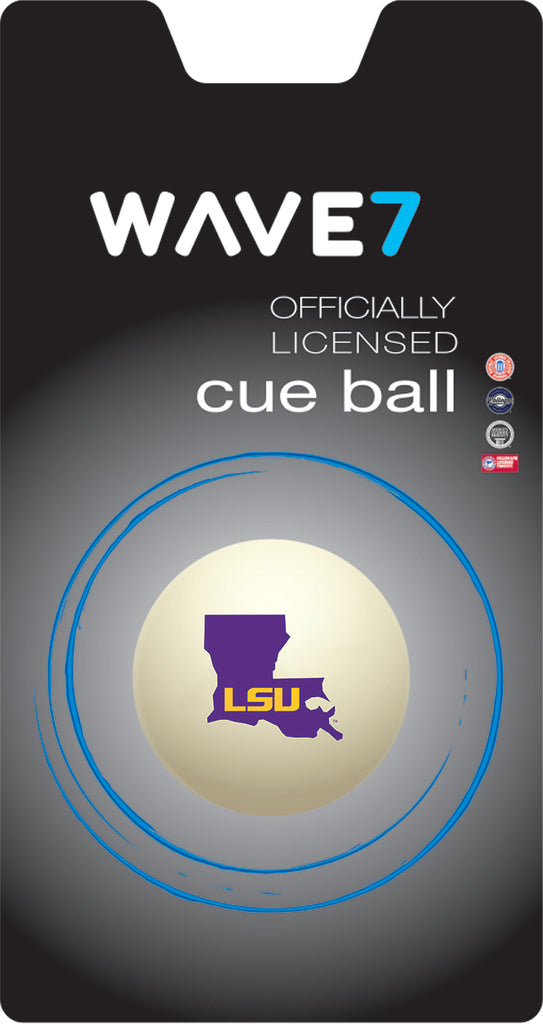 LOUISIANA STATE CUE BALL WHITE - LSUBBC900X
