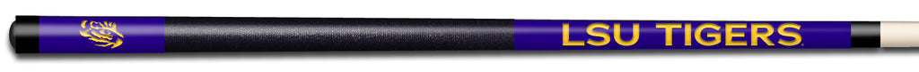 LOUISIANA STATE COLOR ENGRAVED BILLIARD CUE GOLD / PURPLE - LSUBCE921