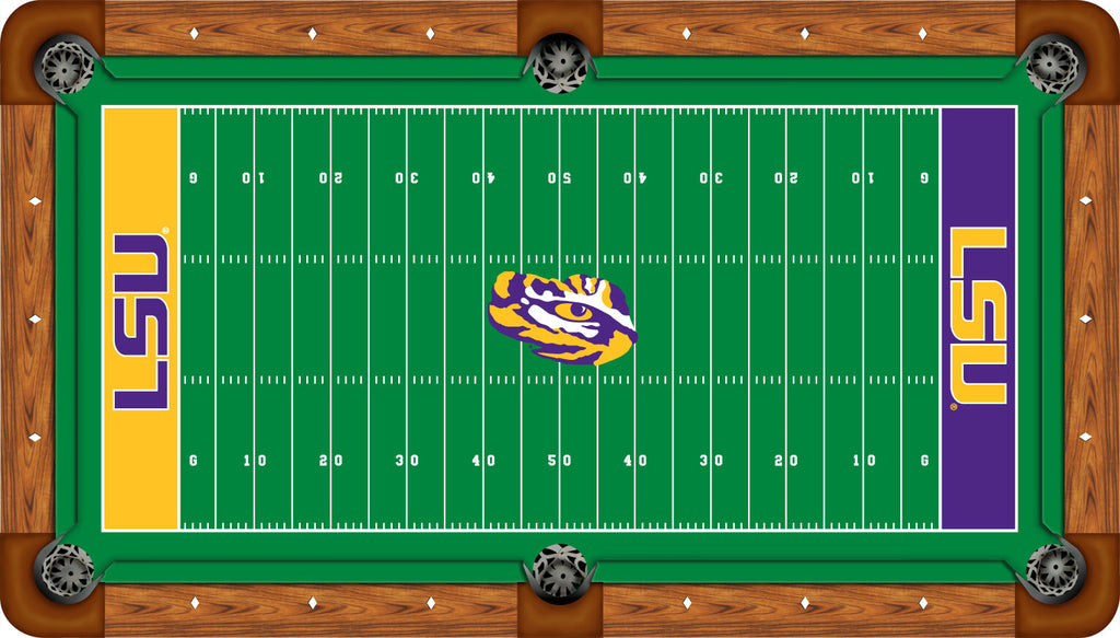 LSU BILLIARD TABLE FELT - RECREATIONAL GRIDIRON - LSUBTF000-9R