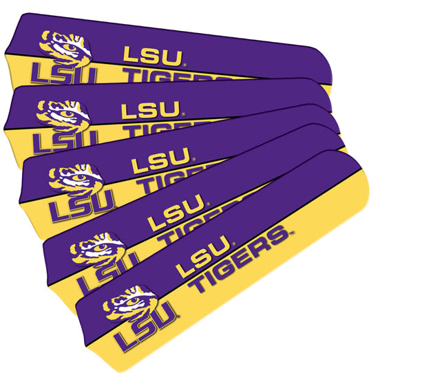 LOUISIANA STATE FAN BLADE SET PURPLE/GOLD - LSUFBL100-52