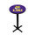 LOUISIANA STATE PEDESTAL PUB TABLE PURPLE - LSUPTB321