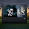 Elite Outdoor Movies Outdoor Movies Professional Screen 10 ft