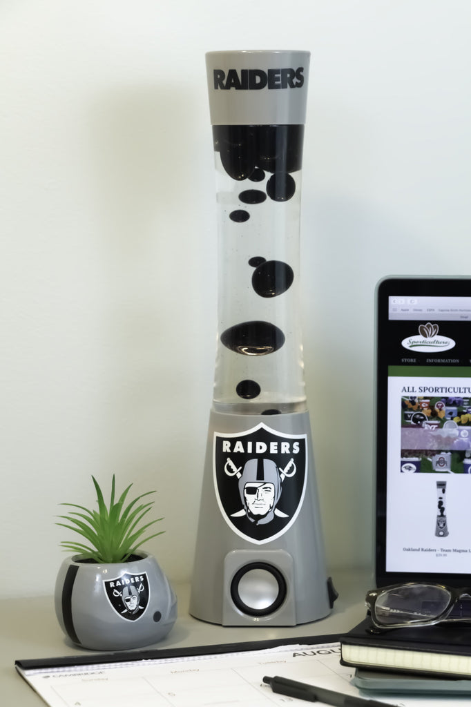 Las Vegas Raiders Magma Lamp - Bluetooth Speaker - Sporticulture