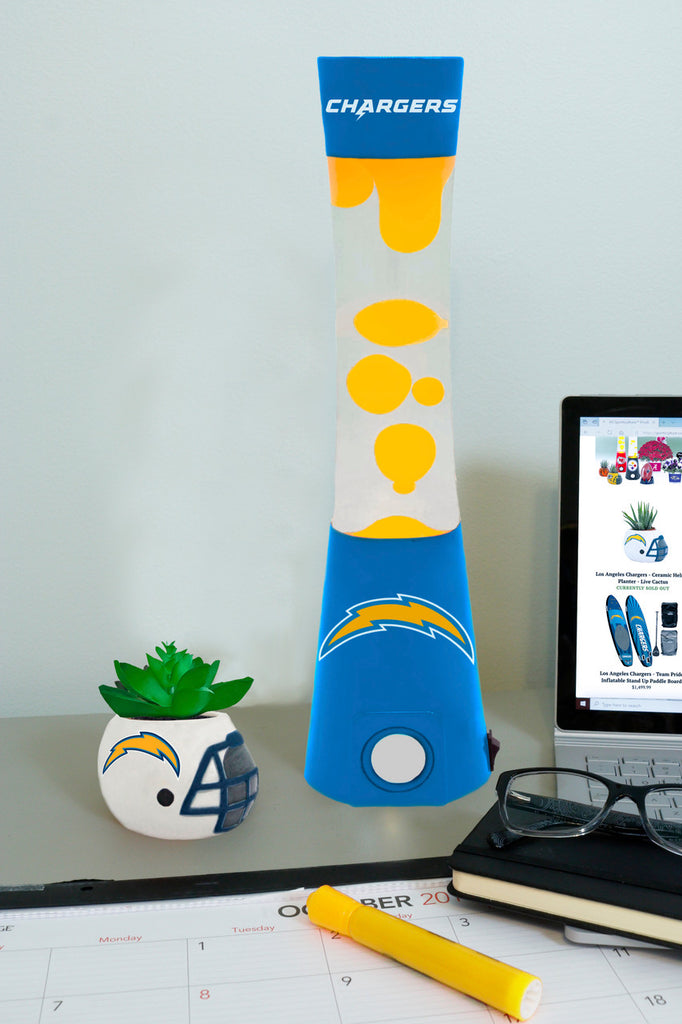 Los Angeles Chargers Magma Lamp - Bluetooth Speaker - Sporticulture