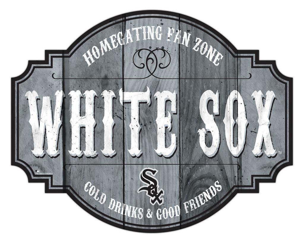Chicago White Sox Sign Wood 12 Inch Homegating Tavern - Special Order - Fan Creations