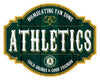 Oakland Athletics Sign Wood 12 Inch Homegating Tavern - Fan Creations
