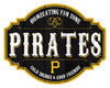 Pittsburgh Pirates Sign Wood 12 Inch Homegating Tavern - Fan Creations