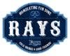 Tampa Bay Rays Sign Wood 12 Inch Homegating Tavern - Fan Creations