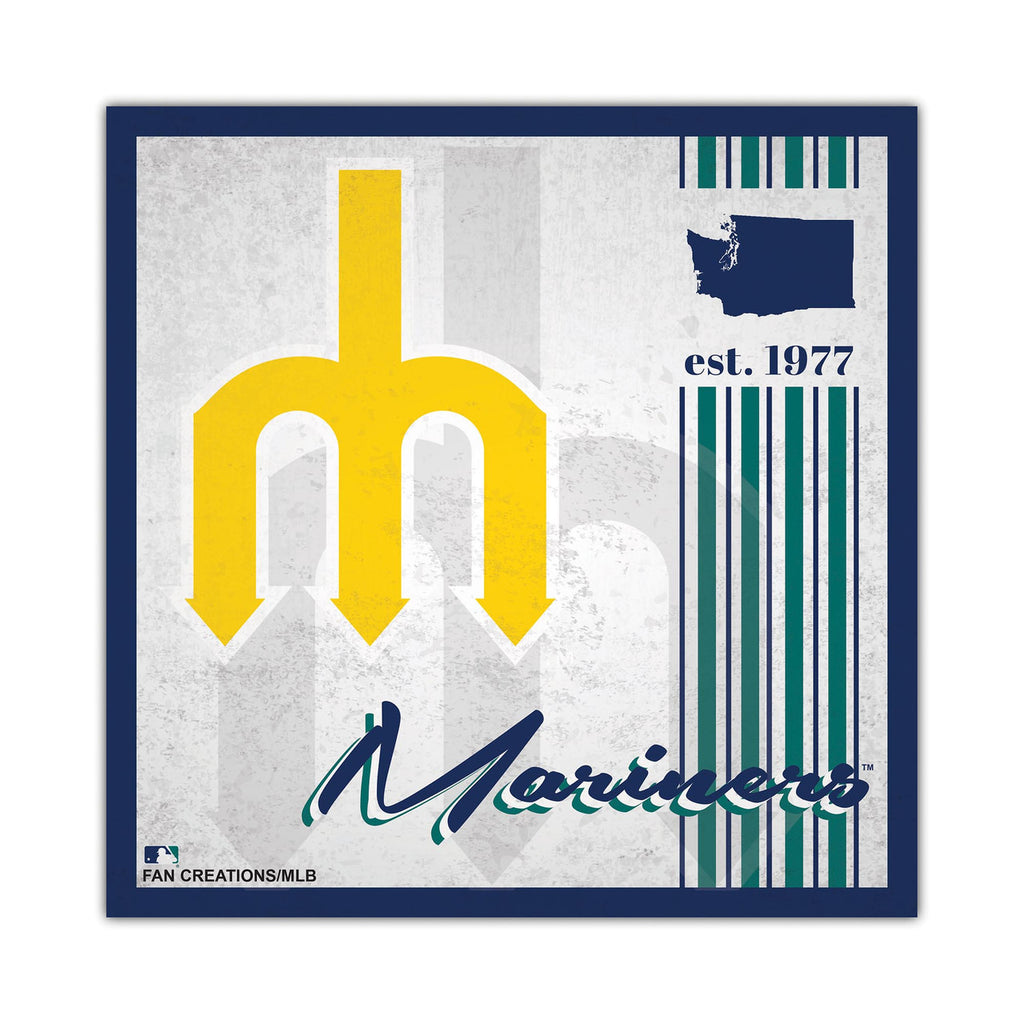 Seattle Mariners Sign Wood 10x10 Album Design - Special Order - Fan Creations