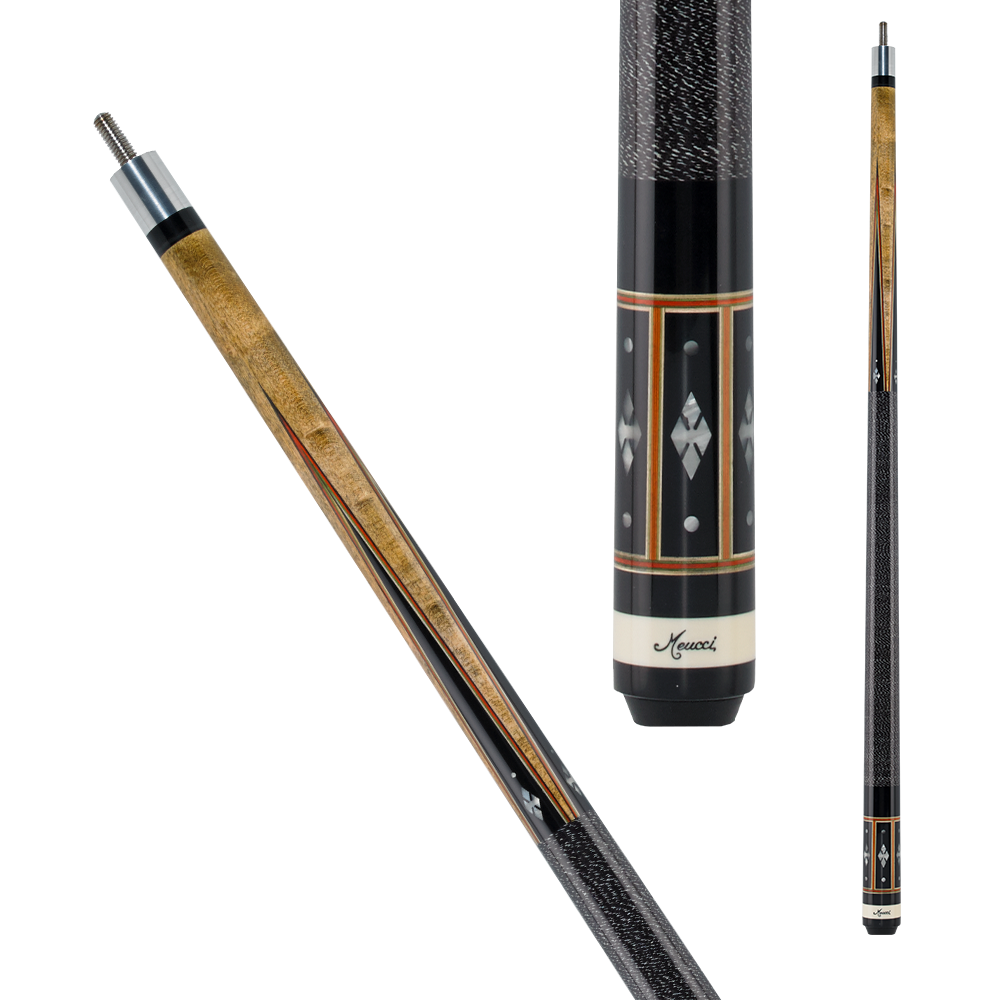 Meucci MEHP01 High Pro Pool Cue  - 20.0 oz  Black Dot Shaft Pool Cues