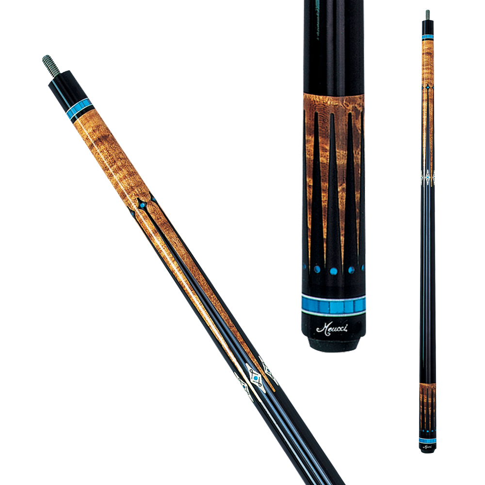 Meucci MEHP03 High Pro Pool Cue  - 20.0 oz Black Dot Shaft Pool Cues