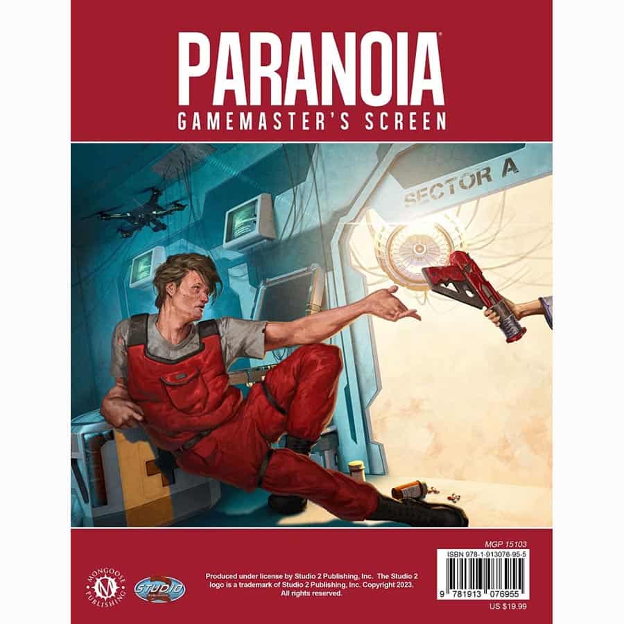Mongoose Publishing -  Paranoia Rpg: Gamemaster Screen Pre-Order
