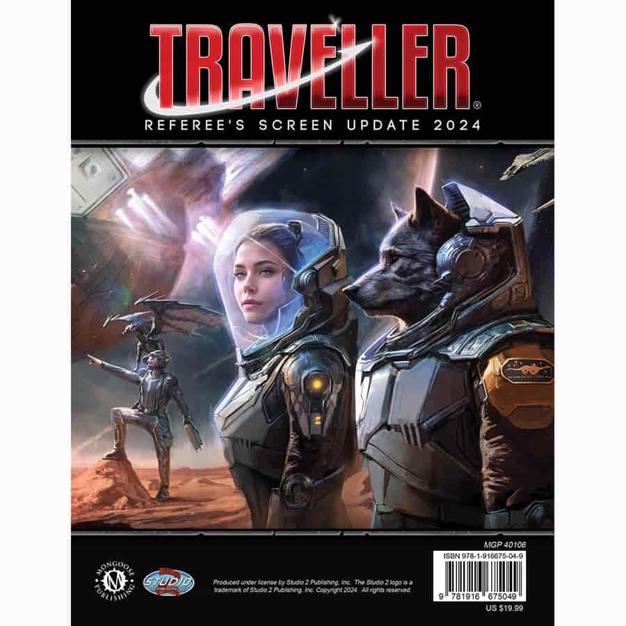 Mongoose Publishing -   Traveller Rpg: Referee's Screen Update 2024