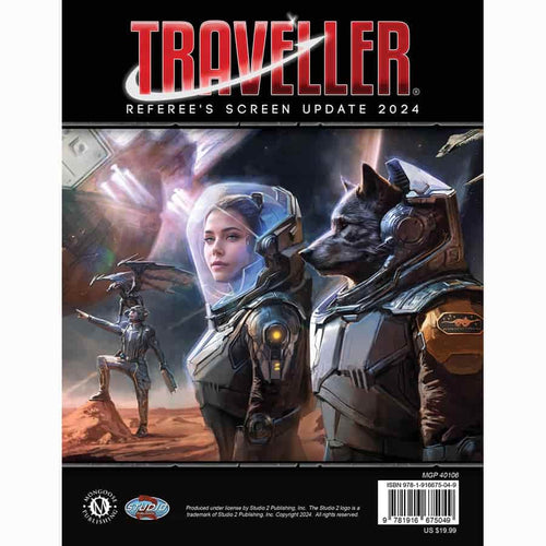 Mongoose Publishing -   Traveller Rpg: Referee's Screen Update 2024