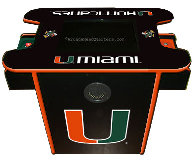 MIAMI ARCADE CONSOLE TABLE GAME BLACK - MIAAGC100