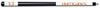 MIAMI ENGRAVED BILLIARD CUE WHITE / ORANGE - MIABCE102