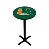 MIAMI PEDESTAL PUB TABLE GREEN - MIAPTB101