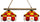 MINNESOTA 2-LIGHT EXECUTIVE GAME TABLE LIGHT - MIN-280EXGL