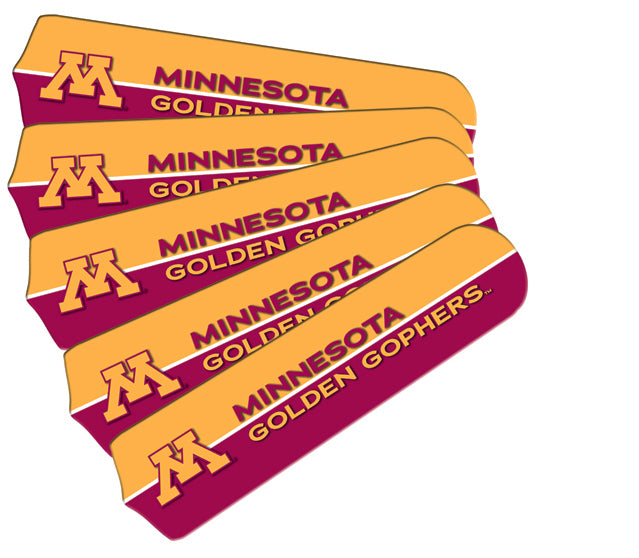 MINNESOTA FAN BLADE SET - 52'' MAROON/GOLD - MINFBL100-52