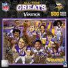 Minnesota Vikings Puzzle 500 Piece All-Time Greats - Masterpieces Puzzle Company