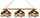 MISSOURI 3-LIGHT EXECUTIVE GAME TABLE LIGHT - MIZ-380EXGLN