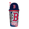 Boston Red Sox Helmet Cup 32oz Plastic with Straw - Mojo Licensing