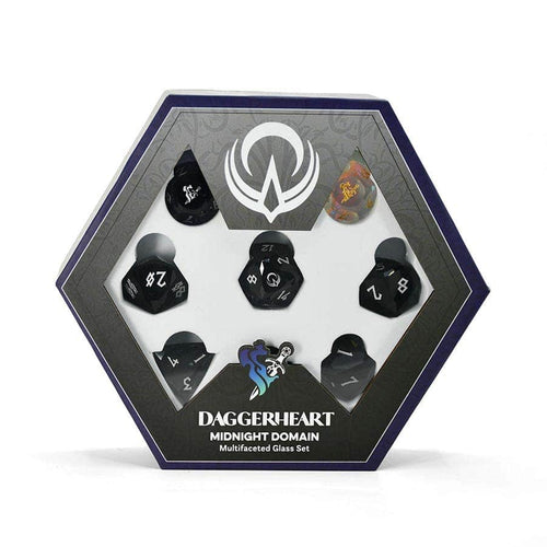 Misty Mountain Gaming -  Daggerheart (Rpg): Domain Dice Set: Midnight Domain (9Ct) Pre-Order