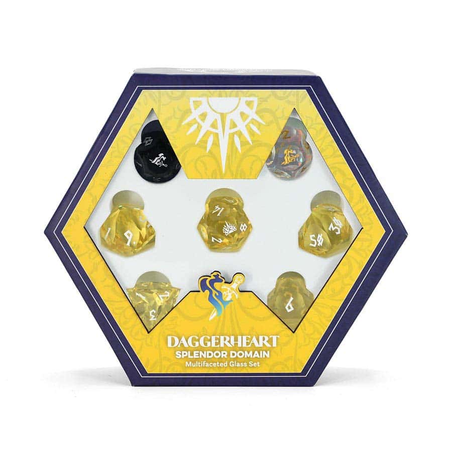 Misty Mountain Gaming -  Daggerheart (Rpg): Domain Dice Set: Splendor Domain (9Ct) Pre-Order