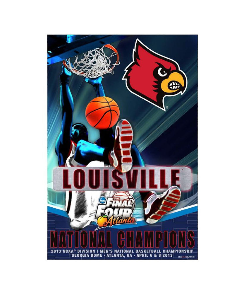 Louisville Cardinals POSTER-2013 NCAA BKB NATIONAL CO - Pro Graphs