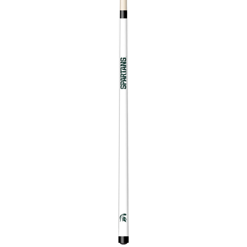 MICHIGAN STATE ENGRAVED BILLIARD CUE WHITE / GREEN - MSUBCE101-JR