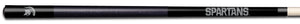 MICHIGAN STATE COLOR ENGRAVED BILLIARD CUE SILVER / BLACK - MSUBCE954