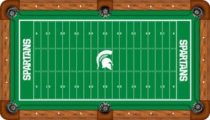MICHIGAN STATE BILLIARD TABLE FELT - RECREATIONAL GRIDIRON - MSUBTF000N-8R