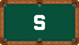 MICHIGAN STATE BILLIARD TABLE FELT - RECREATIONAL GREEN - MSUBTF131-9R