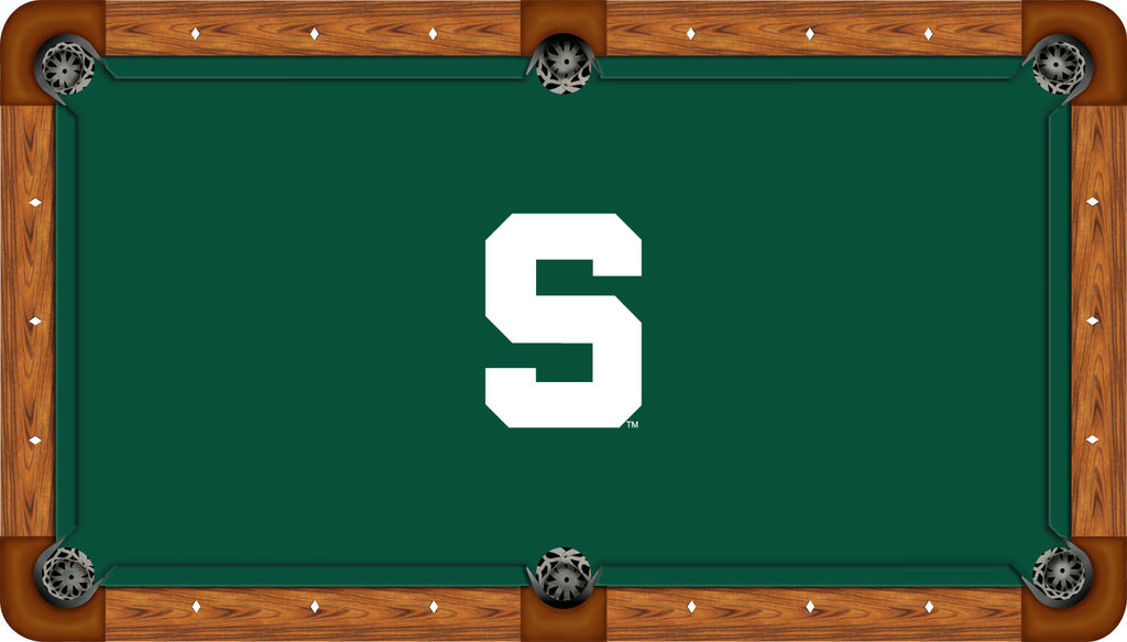 MICHIGAN STATE BILLIARD TABLE FELT - RECREATIONAL GREEN - MSUBTF131-9R
