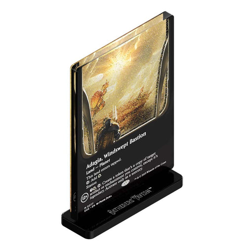 Gatherers' Tavern Pte Ltd -  Gatherers' Tavern: Magic The Gathering: Eoe Edge Of Eternities: Adagia (Windswept Bastion) Slab Standee